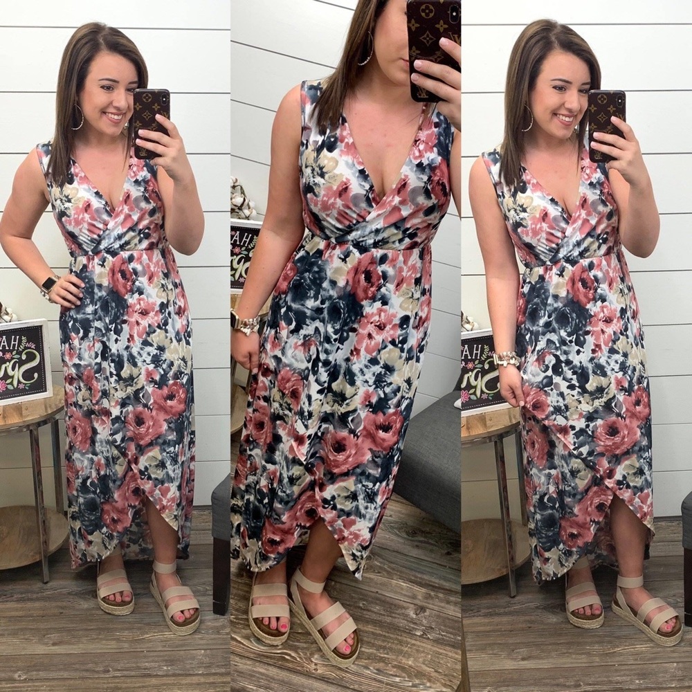 Floral maxi dress